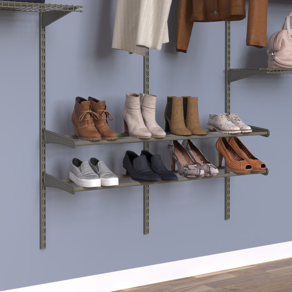 ClosetMaid ShelfTrack Shoe Rack Shelf Kit Wayfair